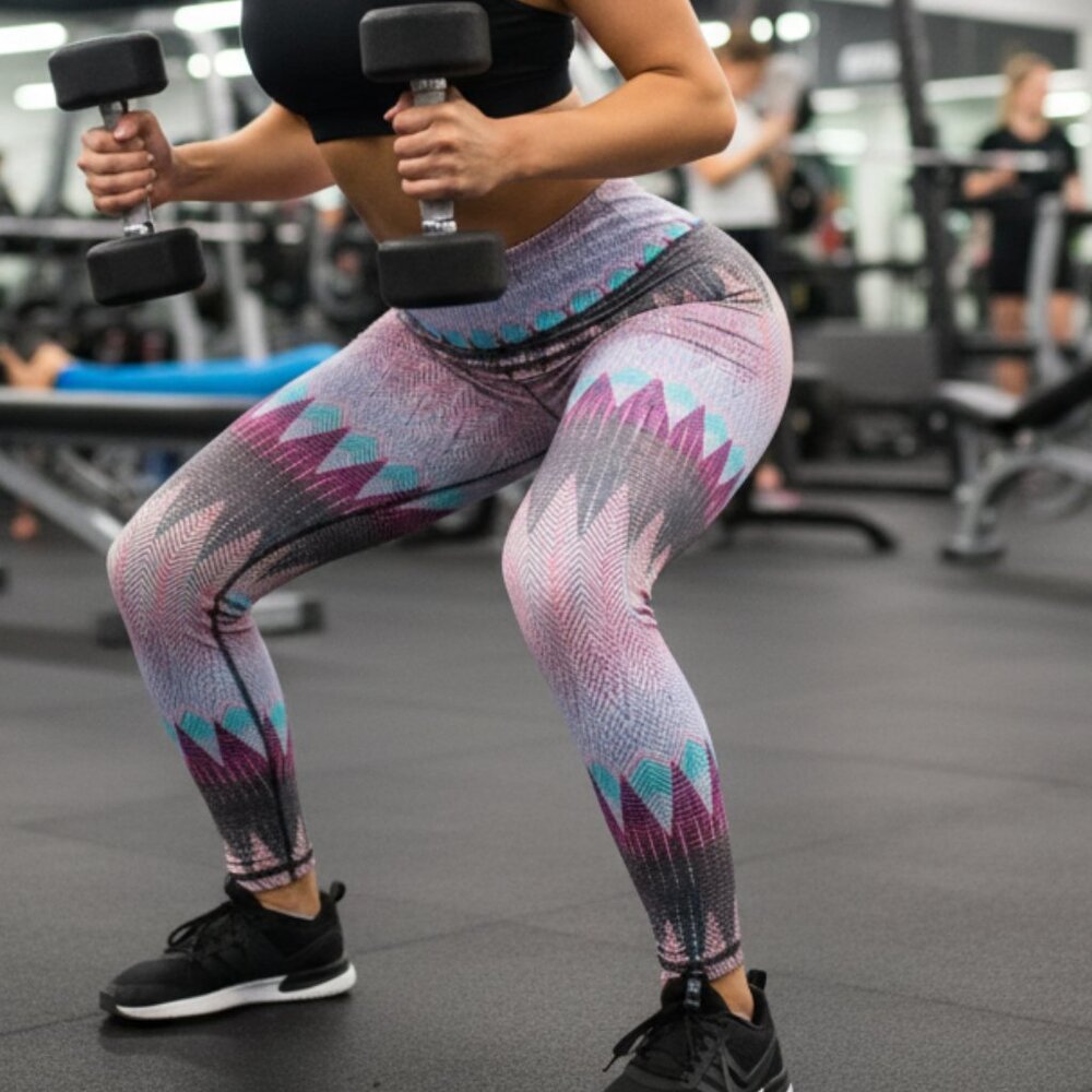 Victoria's Secret VSX Sport Knockout Tight - Geometric 7/8 Leggings - Picture 1 of 8